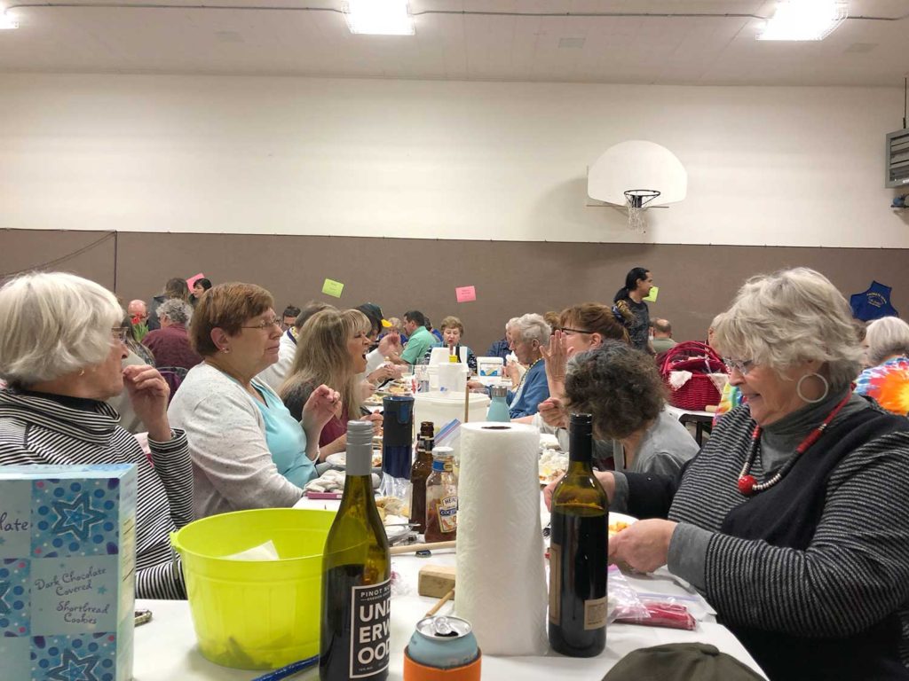 Prior crab feed Yachats Commons 2018-01-27