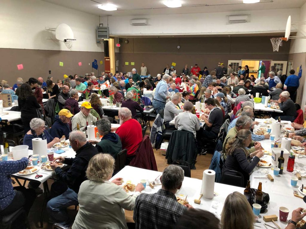 Prior crab feed Yachats Commons 2018-01-27